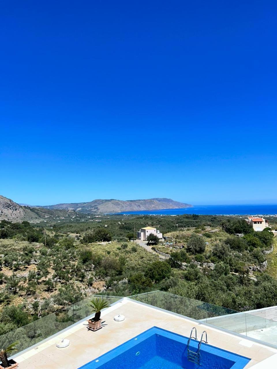 Villa Vuna - Private Pool -Sea View Chania  Eksteriør billede