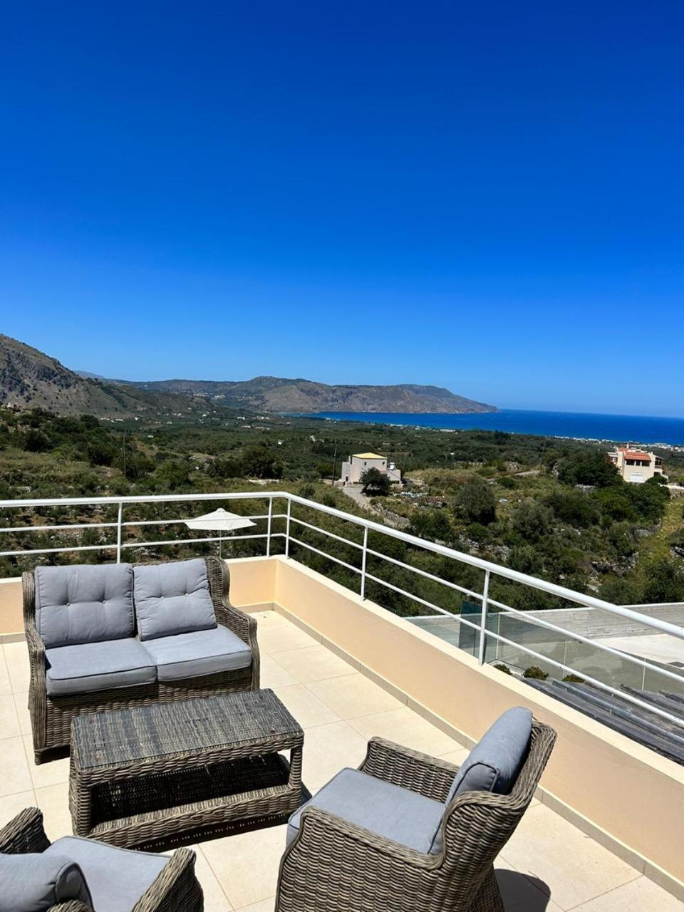 Villa Vuna - Private Pool -Sea View Chania  Eksteriør billede
